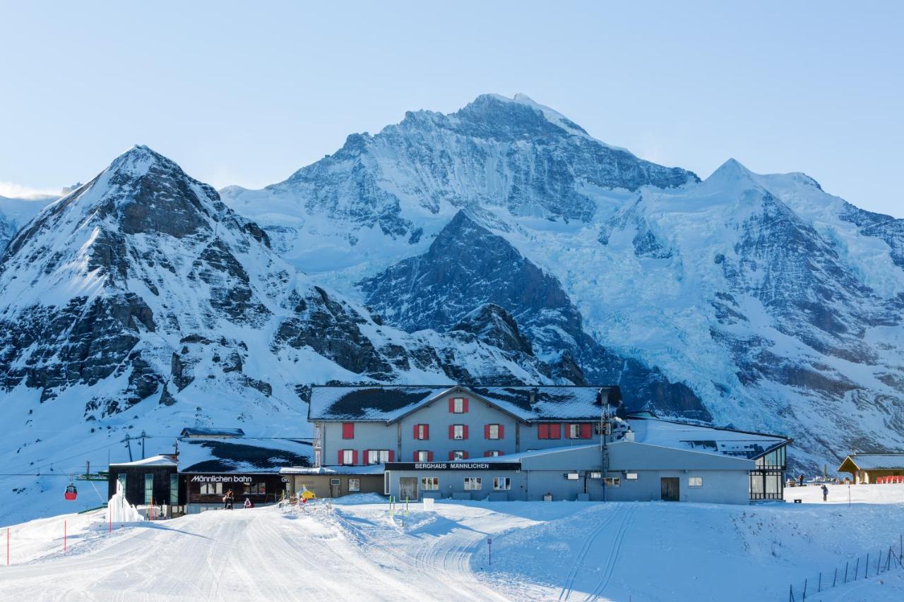 Отель Berghaus Maennlichen Гриндельвальд Экстерьер фото